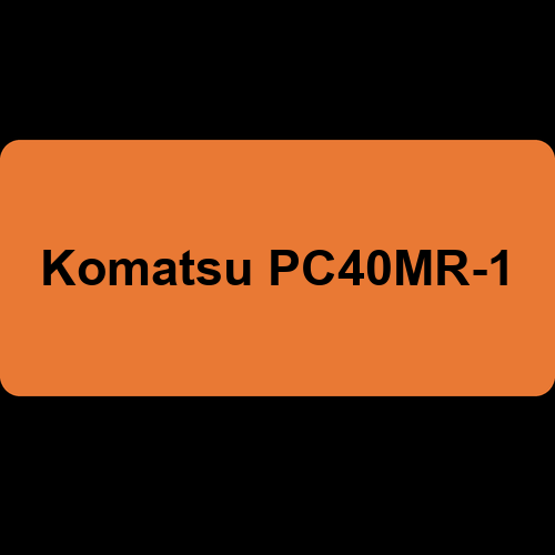 Komatsu PC40MR-1